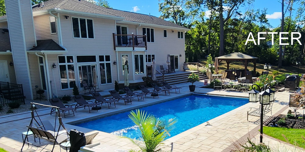 pool patio cambridge pavers